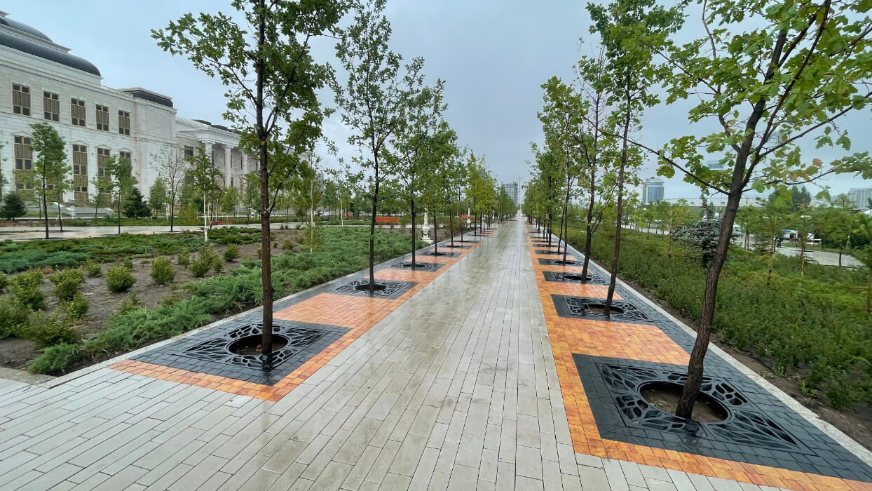 Приствольная решетка для дерева ZKING CRUST 1.2х1.2м Черная в Нижнем Новгороде фото