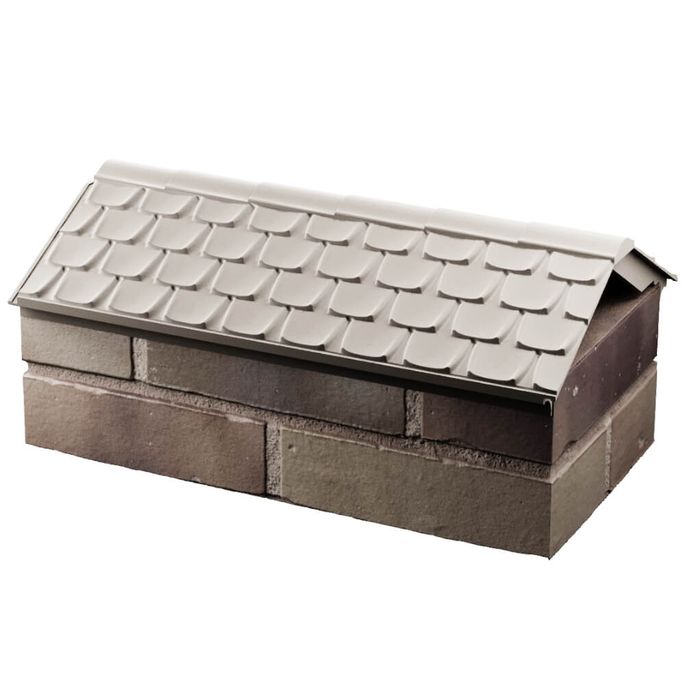 Парапет Zking Эльбрус Бежевый с посадкой на 1 кирпич (255мм) в Нижнем Новгороде фото