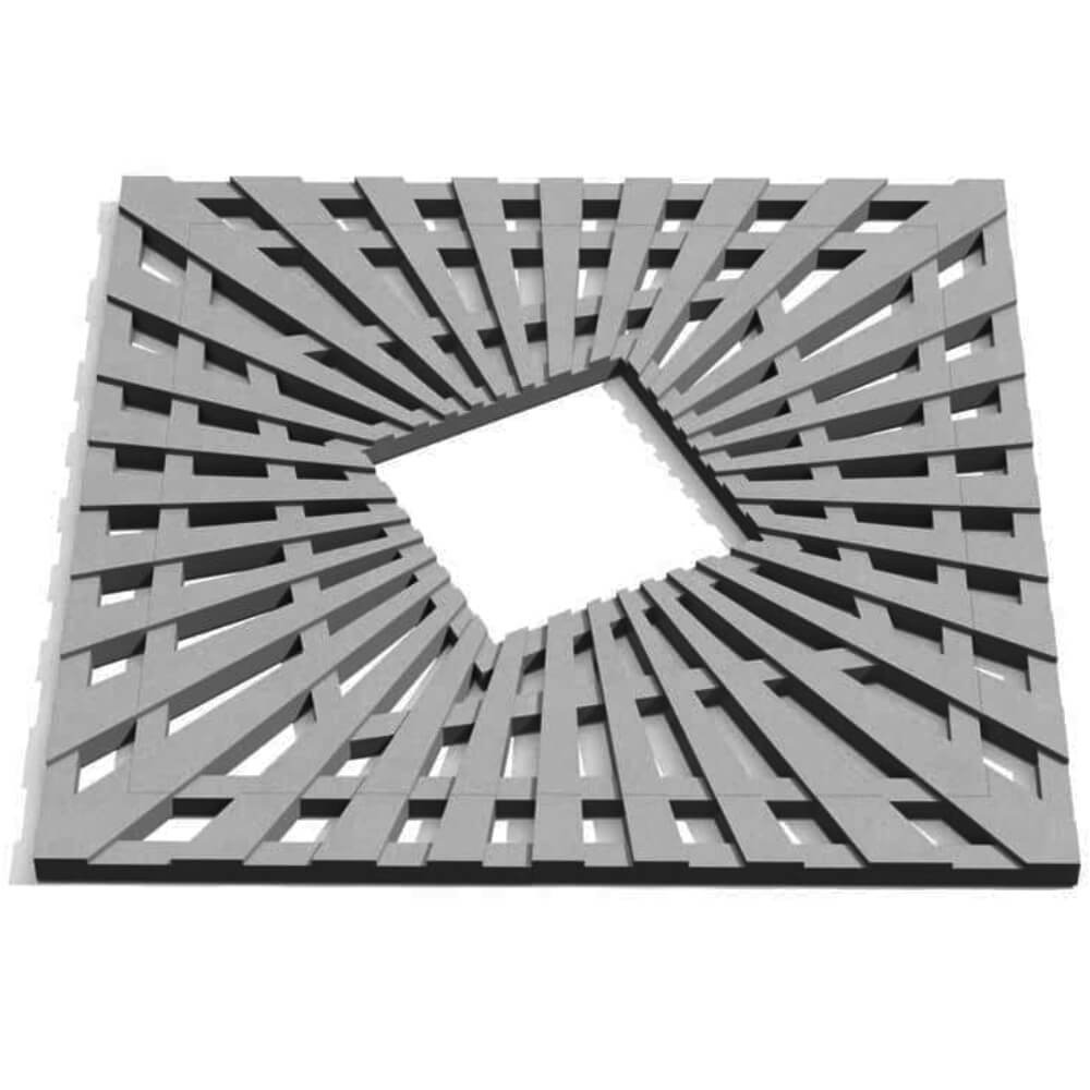 Приствольная решетка для дерева ZKING ATMOSPHERE 1.2х1.2м Серая Нижний Новгород фото