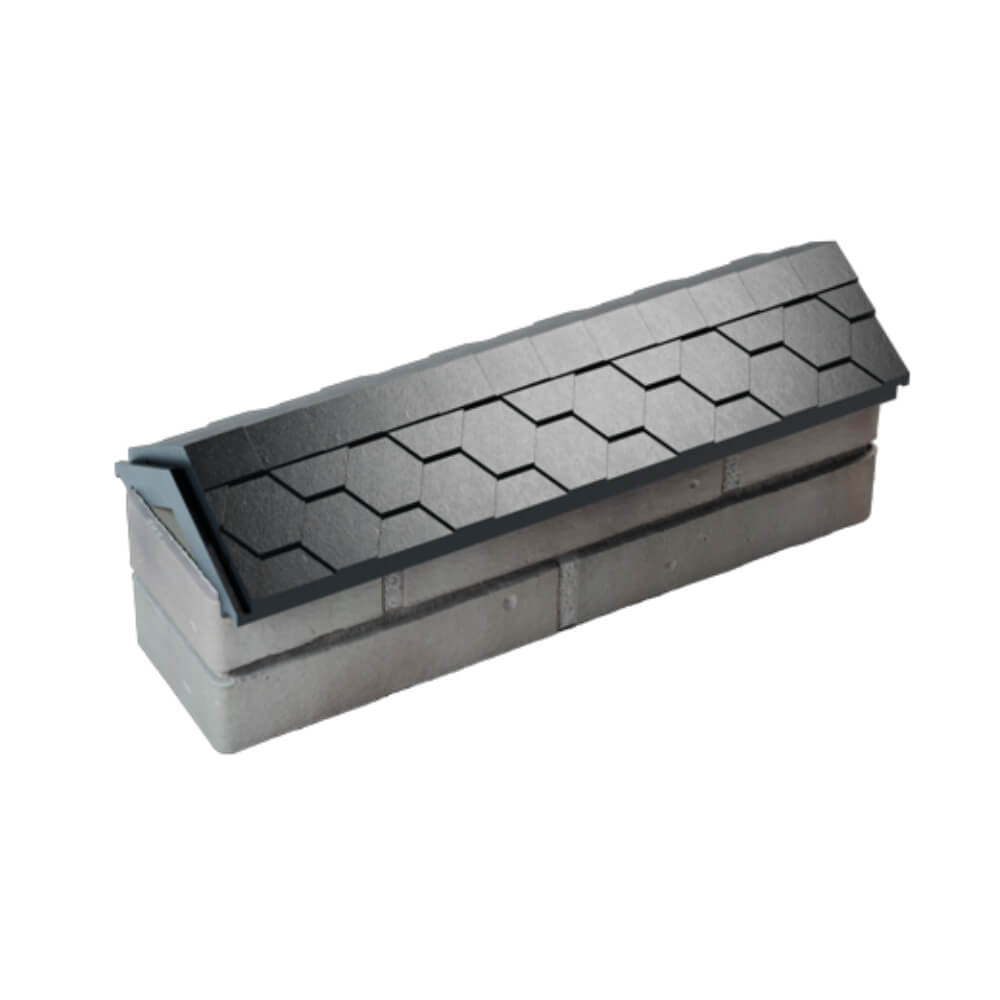 Парапет Zking Эверест Черный с посадкой на 0.5 кирпича (130мм) в Нижнем Новгороде фото