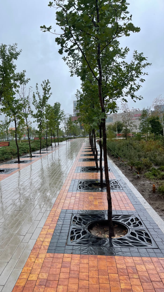 Приствольная решетка для дерева ZKING CRUST 1.2х1.2м Черная в Нижнем Новгороде фото