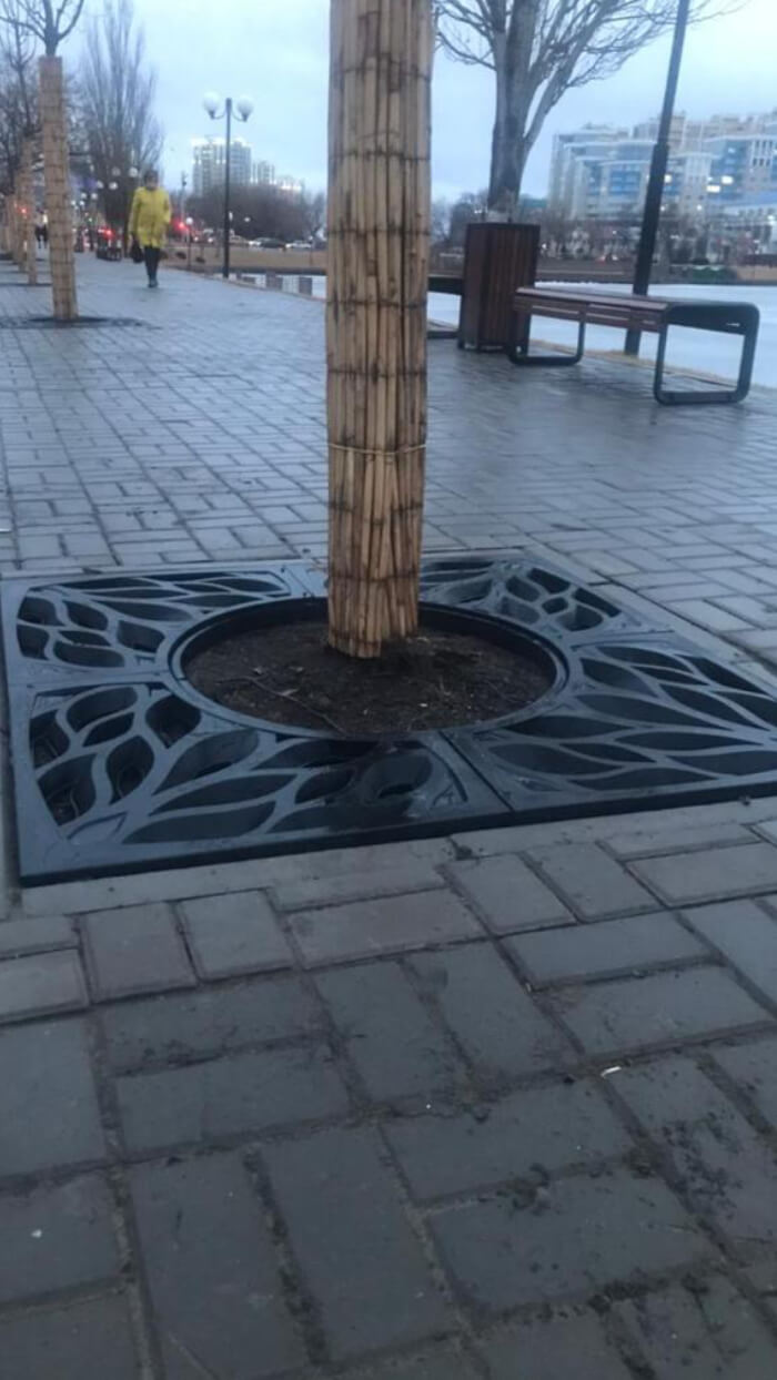 Приствольная решетка для дерева ZKING CRUST 1.2х1.2м Черная в Нижнем Новгороде фото