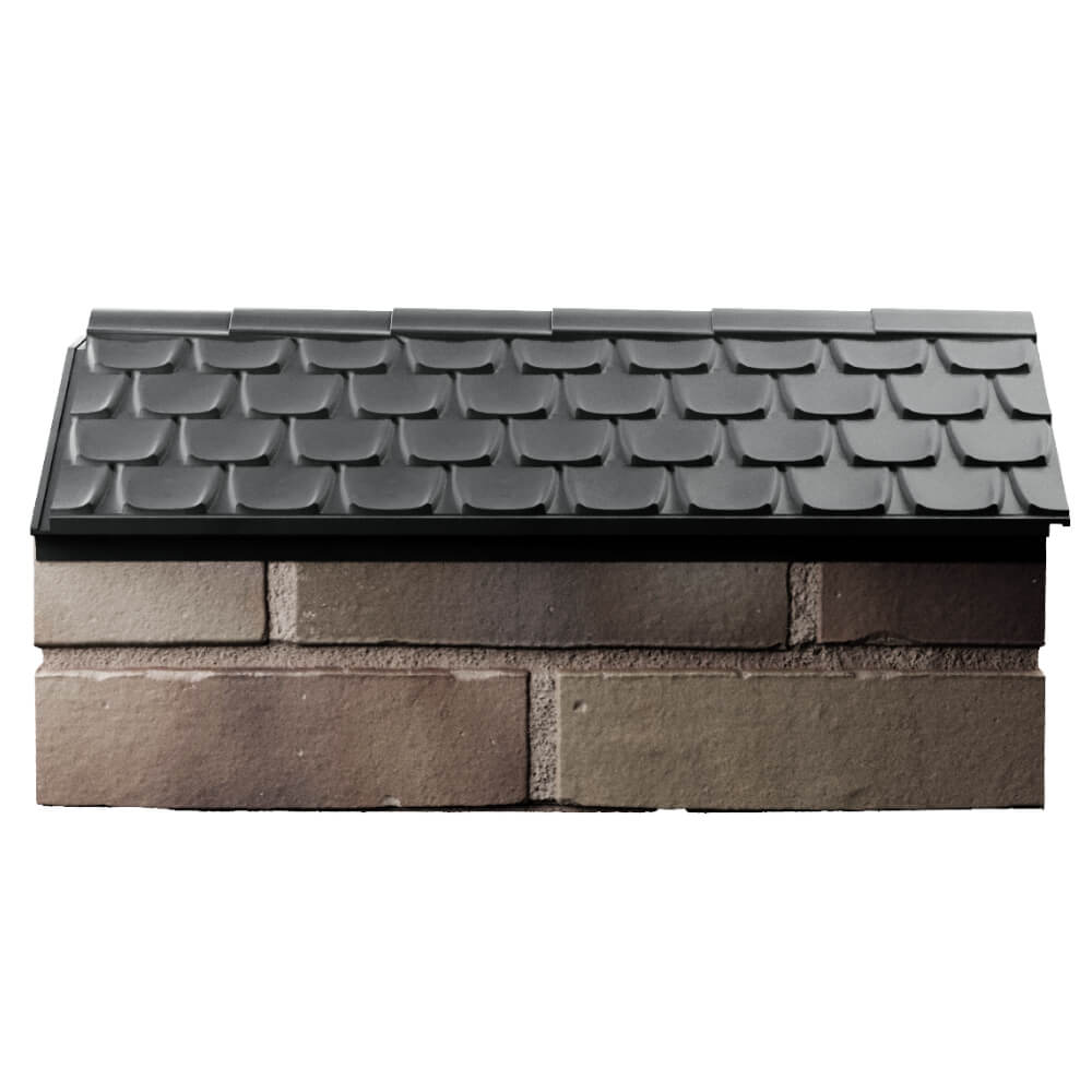 Парапет Zking Эльбрус Серый с посадкой на 1 кирпич (255мм) в Нижнем Новгороде фото