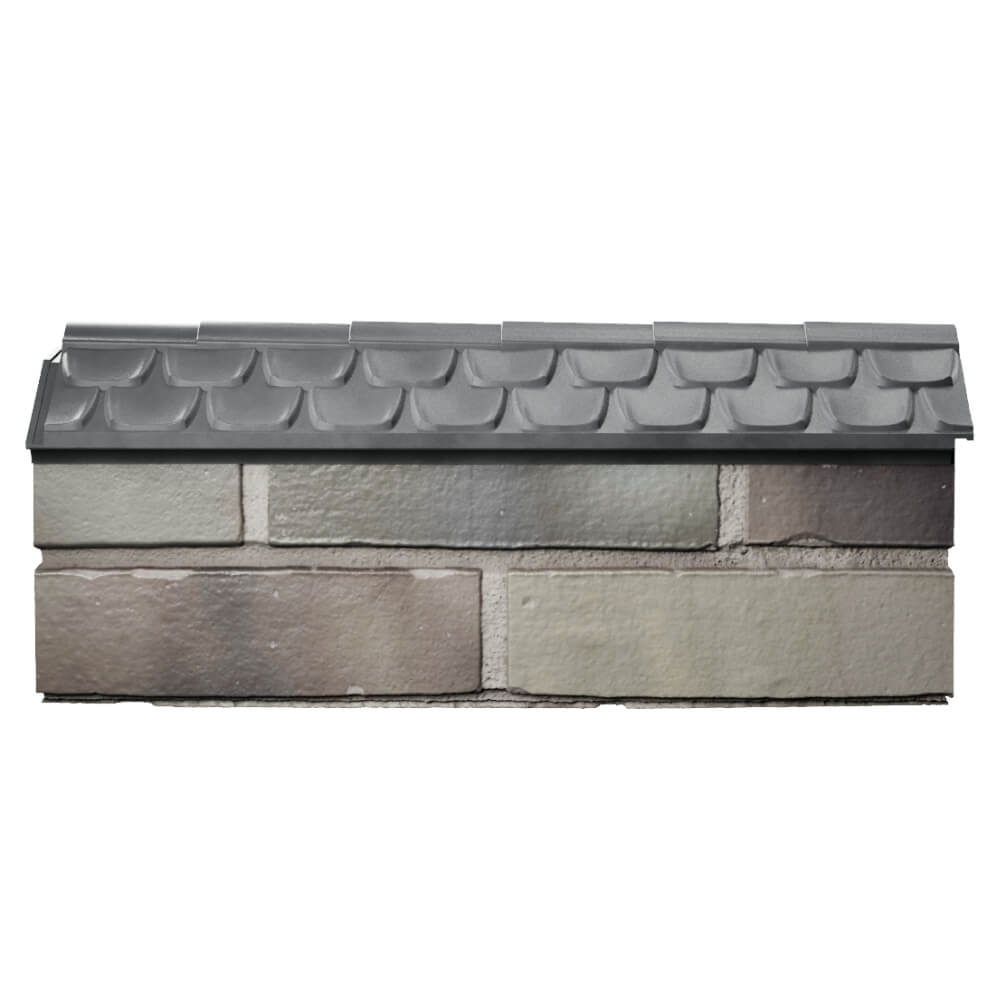 Парапет Zking Эльбрус Серый с посадкой на 0.5 кирпича (130мм) в Нижнем Новгороде фото