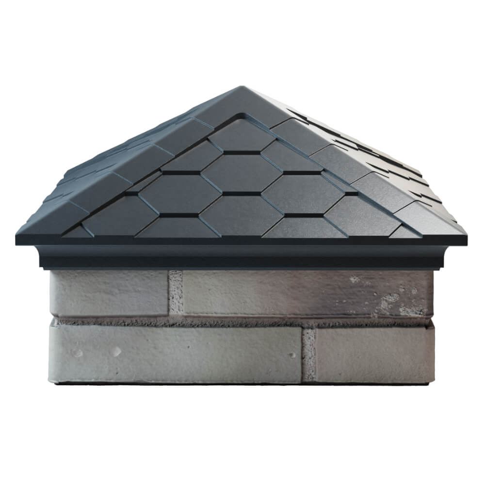 Колпак Zking Эверест Серый на столб 1.5х1.5 кирпича (390х390мм) Нижний Новгород фото