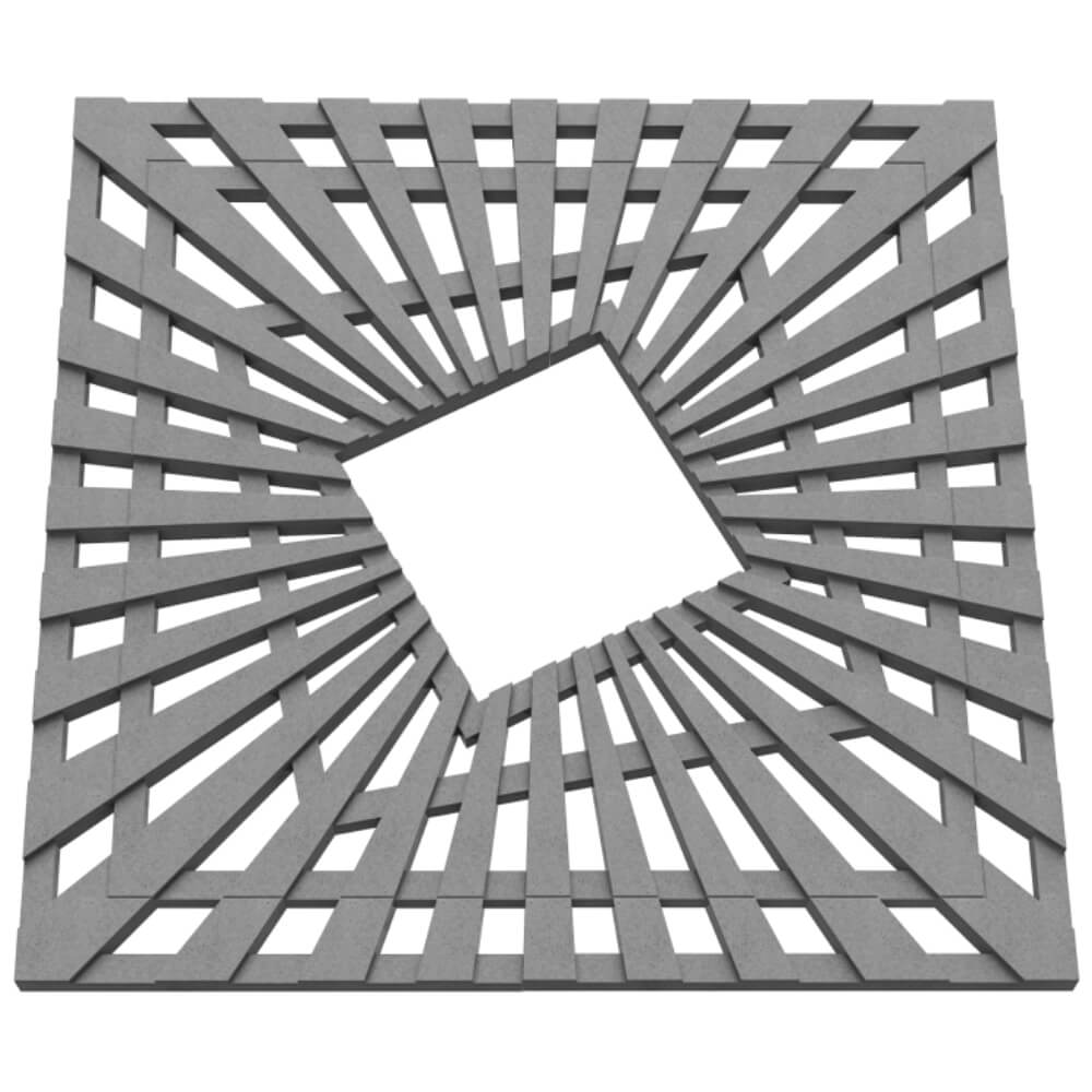 Приствольная решетка для дерева ZKING ATMOSPHERE 1.2х1.2м Серая в Нижнем Новгороде фото