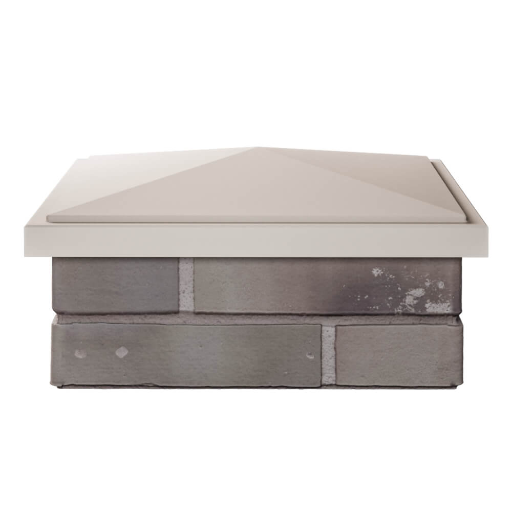 Колпак Zking БонаМоно Бежевый на столб 1.5х1.5 кирпича (385х385, 400х400мм) Нижний Новгород фото