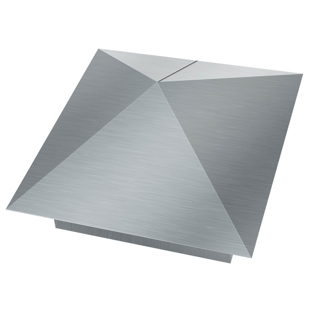 Колпак металлический 380х380мм оцинкованный заборный Нижний Новгород фото