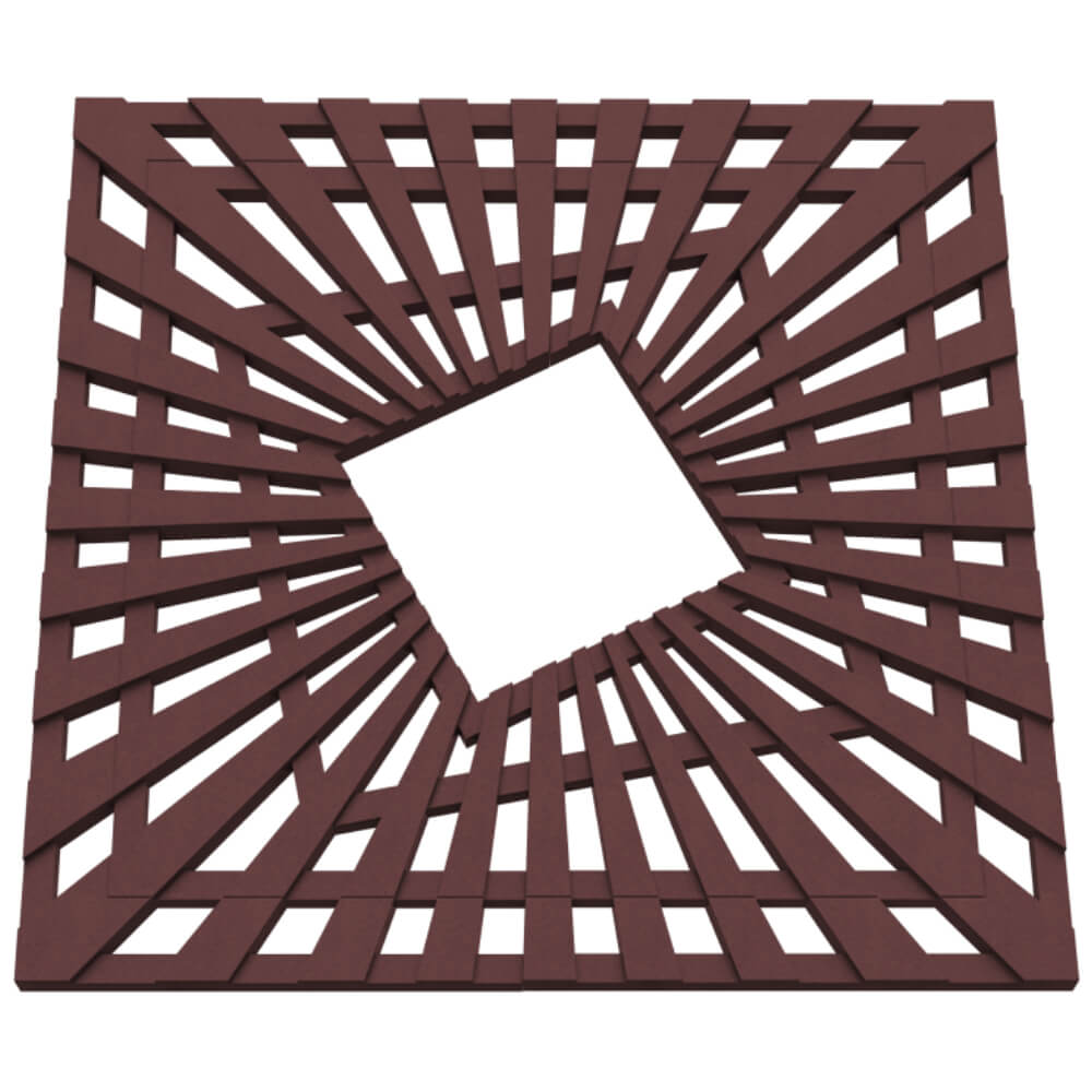 Приствольная решетка для дерева ZKING ATMOSPHERE 1.2х1.2м Коричневая в Нижнем Новгороде фото