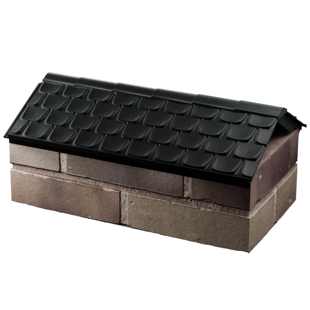 Парапет Zking Эльбрус Черный с посадкой на 1 кирпич (255мм) в Нижнем Новгороде фото