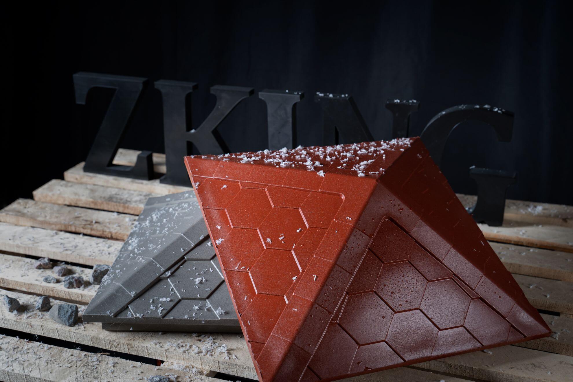 Колпак Zking Эверест Красный на столб 1.5х1.5 кирпича (390х390мм) в Нижнем Новгороде фото