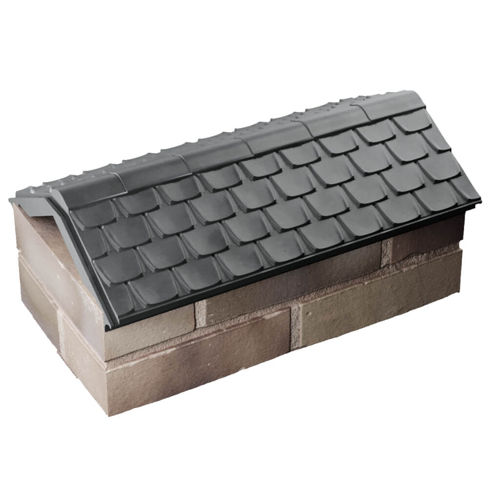 Парапет Zking Эльбрус Серый с посадкой на 1 кирпич (255мм) в Нижнем Новгороде фото