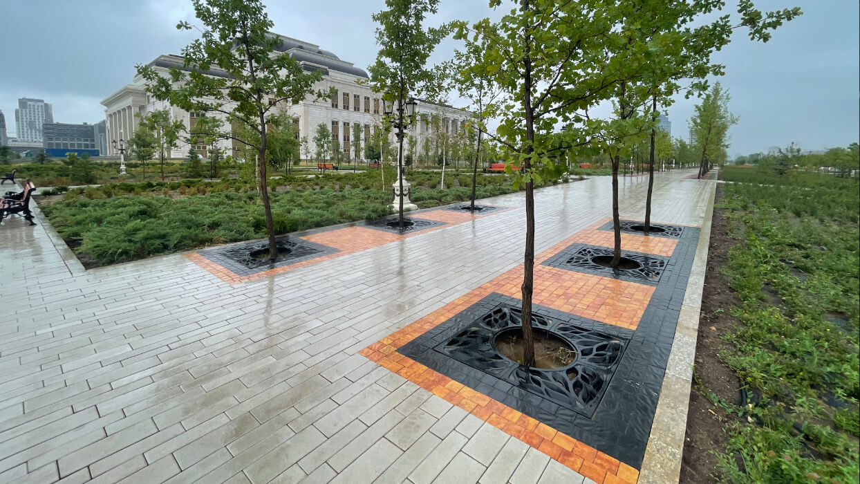 Приствольная решетка для дерева ZKING CRUST 1.2х1.2м Черная в Нижнем Новгороде фото