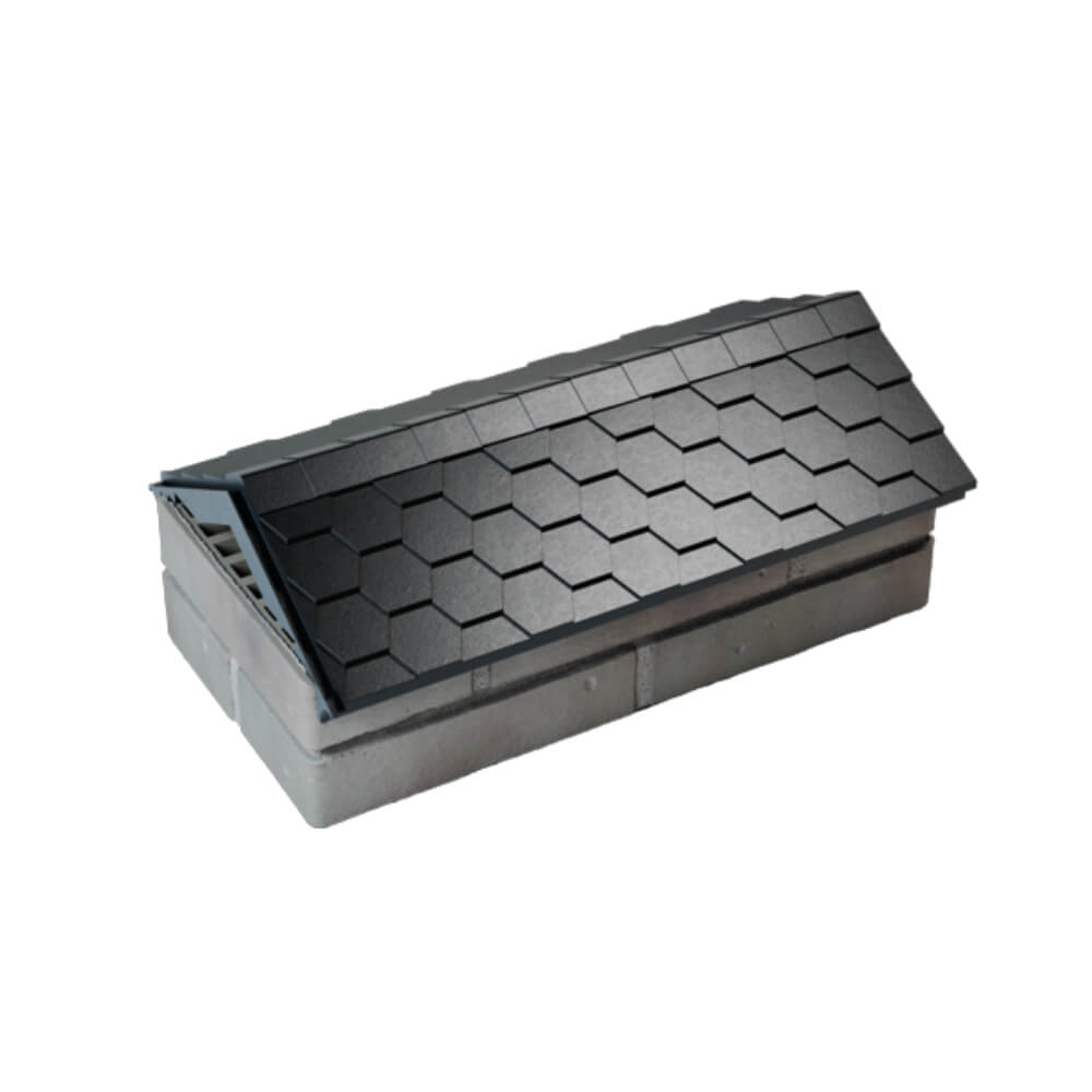 Парапет Zking Эверест Черный с посадкой на 1 кирпич (200/225/255мм) в Нижнем Новгороде фото