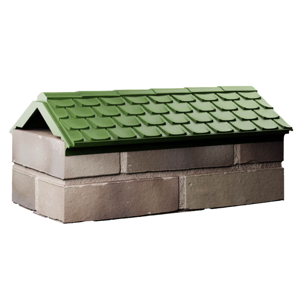 Парапет Zking Эльбрус Зеленый с посадкой на 1 кирпич (255мм) Нижний Новгород фото