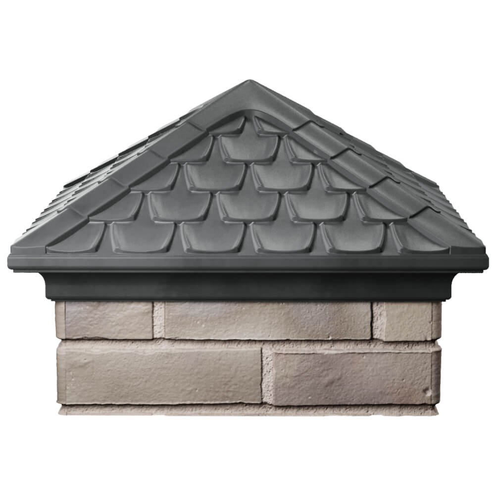 Колпак Zking Эльбрус Серый на столб 1.5х1.5 кирпича (385х385мм) Нижний Новгород фото