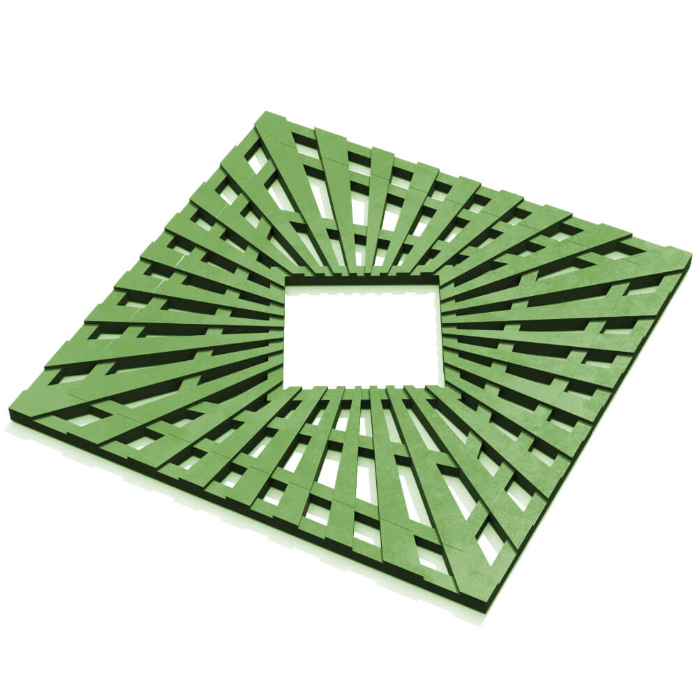 Приствольная решетка для дерева ZKING ATMOSPHERE 1.2х1.2м Зеленая в Нижнем Новгороде фото