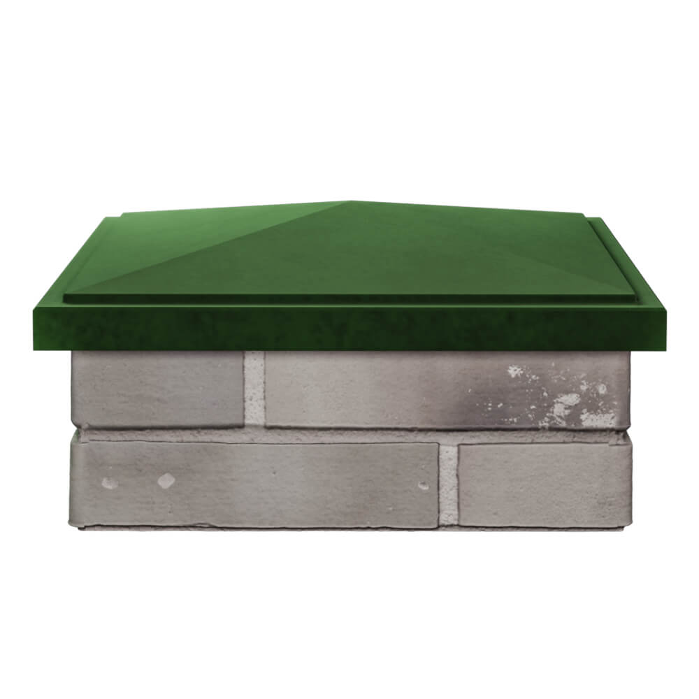 Колпак Zking БонаМоно Зеленый на столб 1.5х1.5 кирпича (385х385, 400х400мм) Нижний Новгород фото