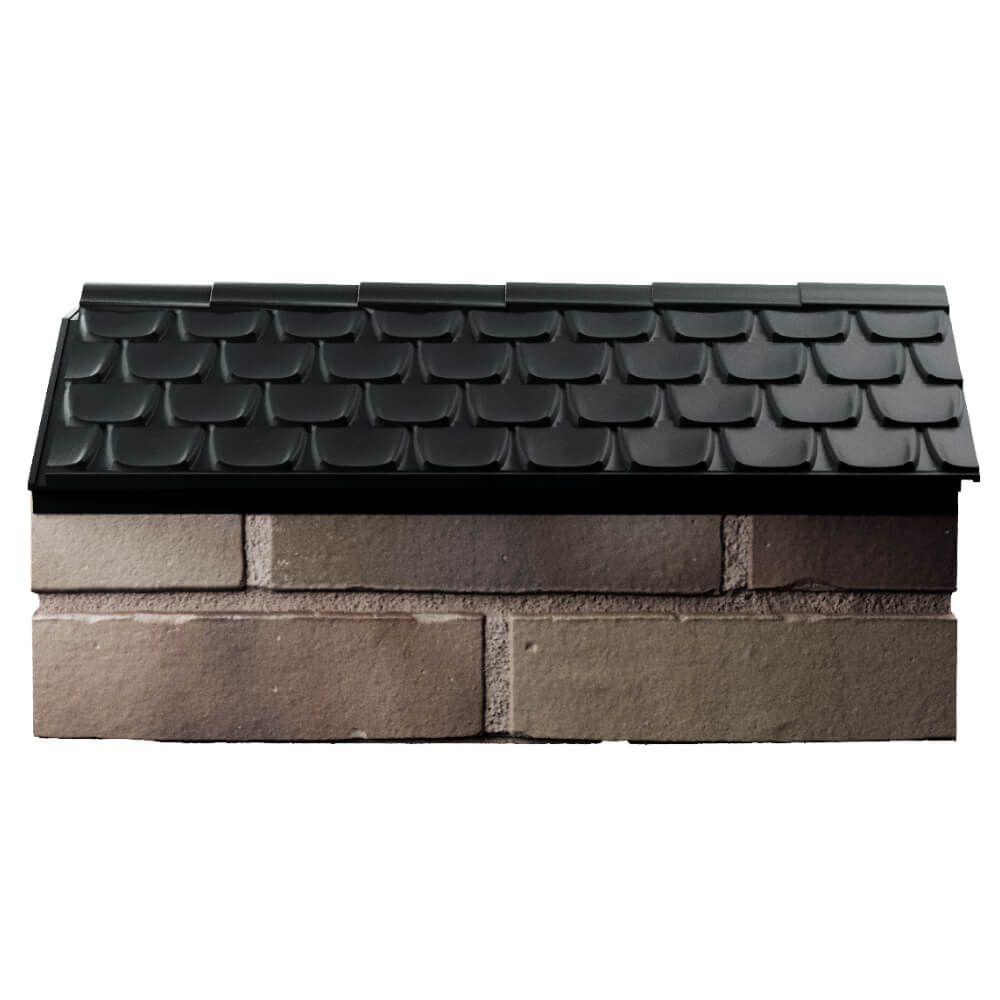 Парапет Zking Эльбрус Черный с посадкой на 1 кирпич (255мм) в Нижнем Новгороде фото