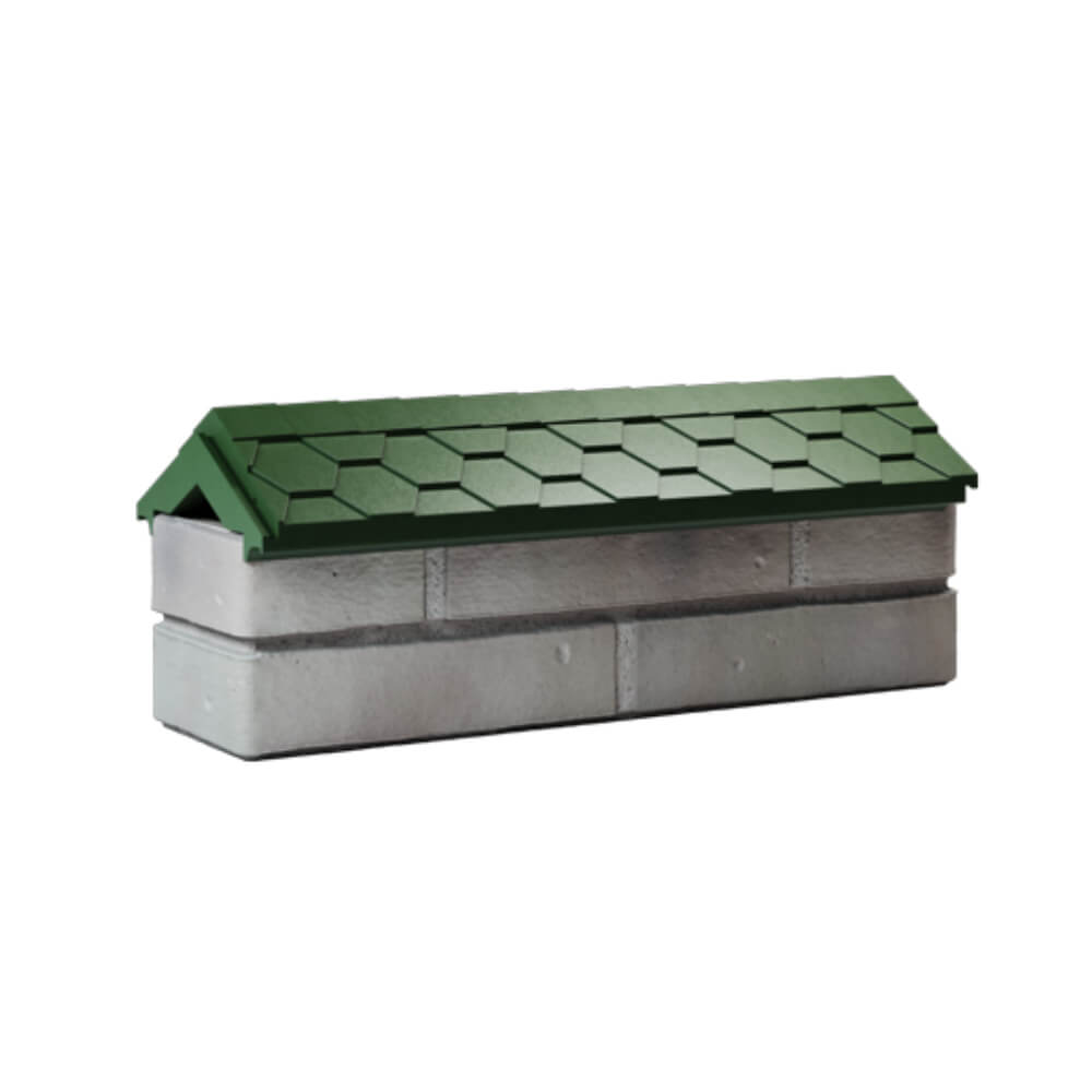 Парапет Zking Эверест Зеленый с посадкой на 0.5 кирпича (130мм) Нижний Новгород фото