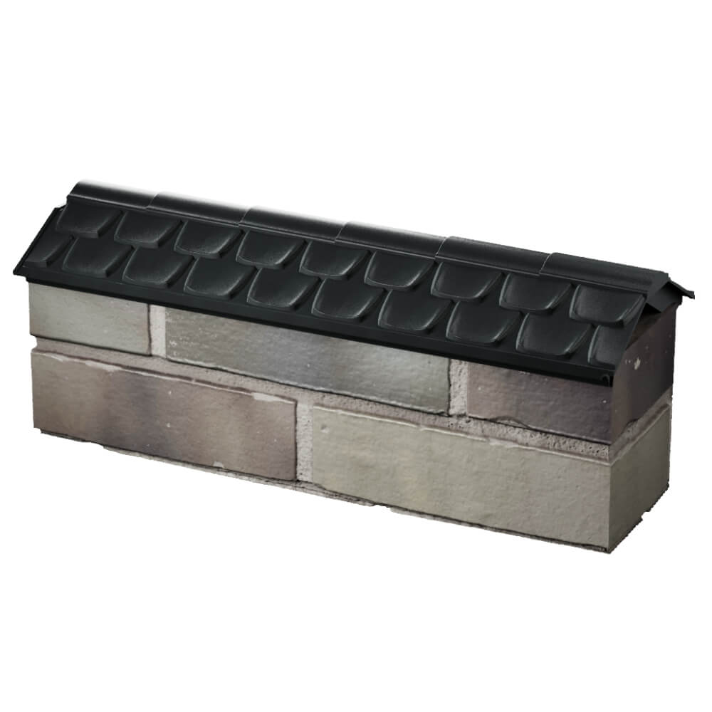 Парапет Zking Эльбрус Черный с посадкой на 0.5 кирпича (130мм) в Нижнем Новгороде фото