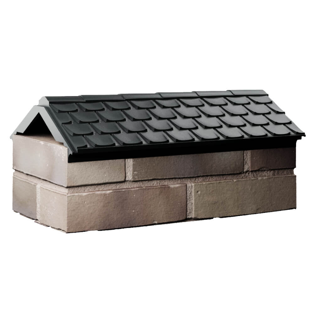 Парапет Zking Эльбрус Черный с посадкой на 1 кирпич (255мм) Нижний Новгород фото