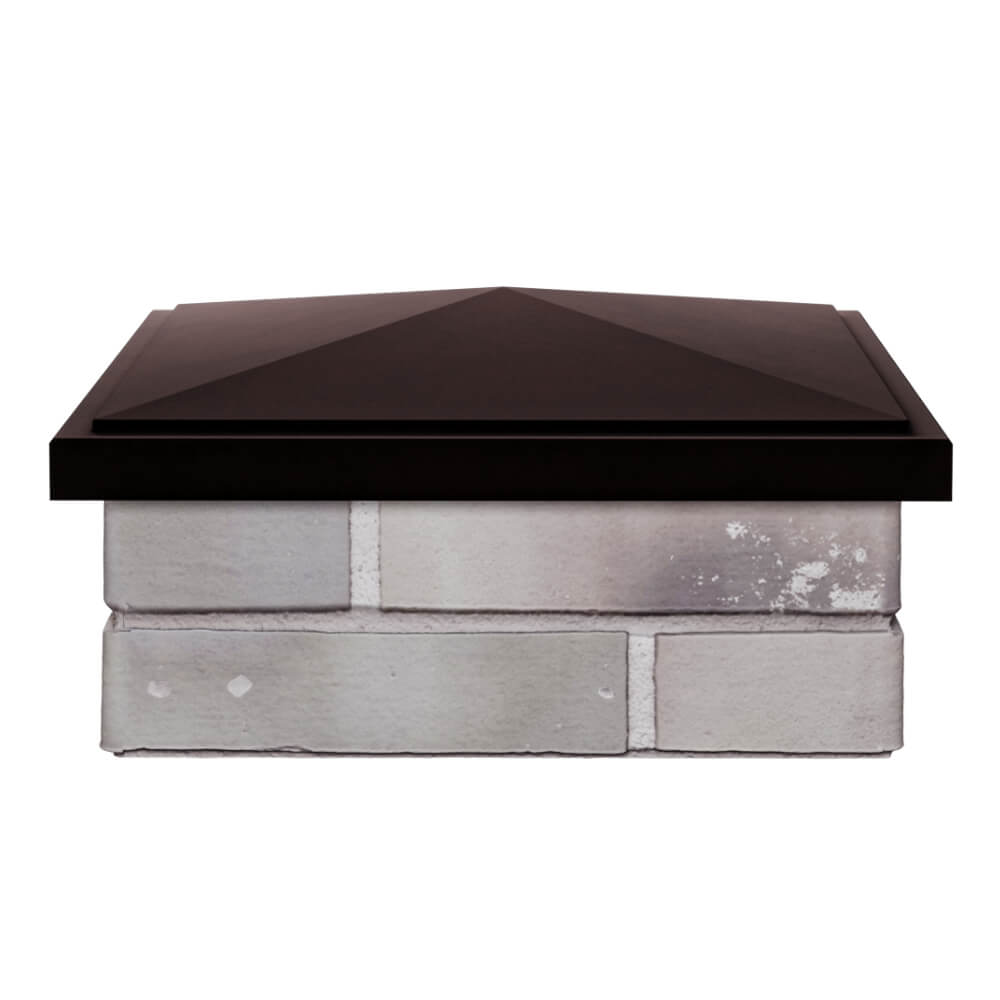 Колпак Zking БонаМоно Коричневый на столб 1.5х1.5 кирпича (385х385, 400х400мм) Нижний Новгород фото