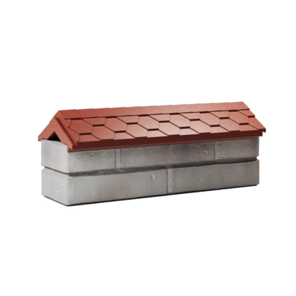 Парапет Zking Эверест Красный с посадкой на 0.5 кирпича (130мм) Нижний Новгород фото