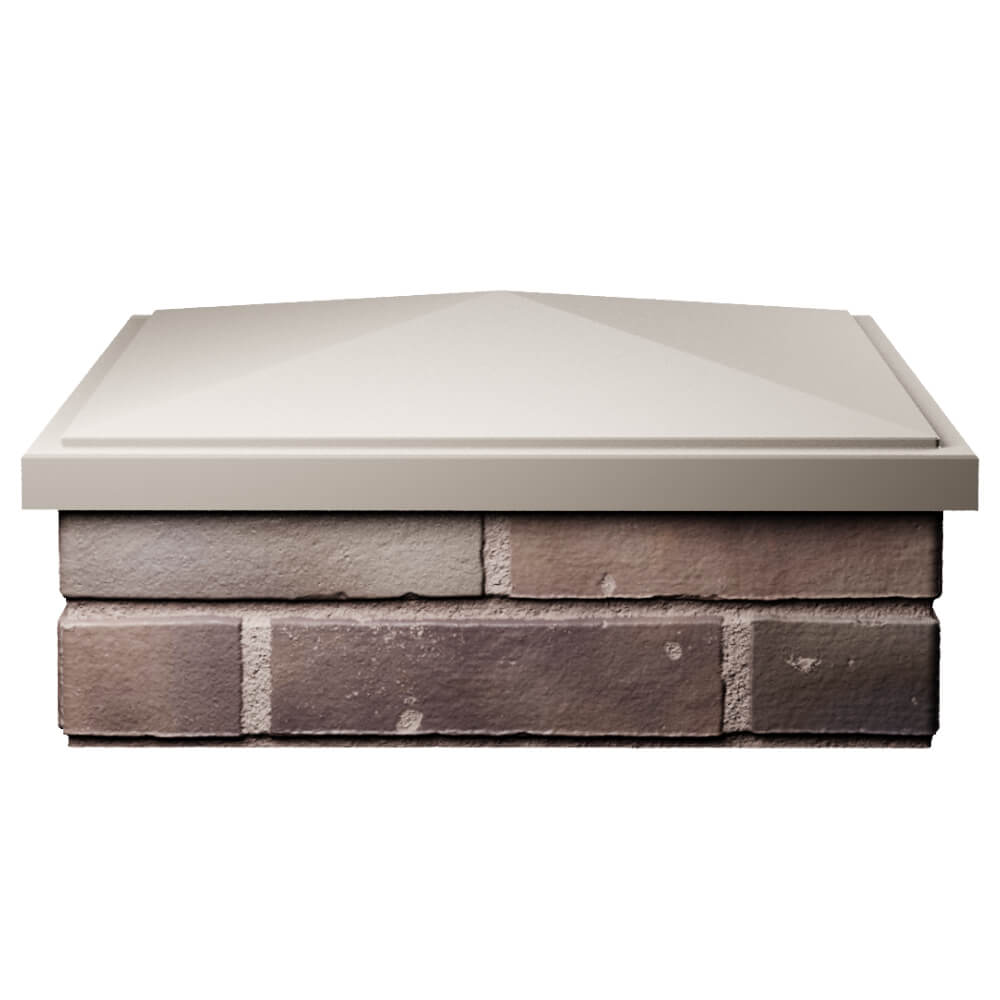 Колпак Zking БонаМоно Бежевый на столб 2х2 кирпича (515х515, 530х530мм) Нижний Новгород фото