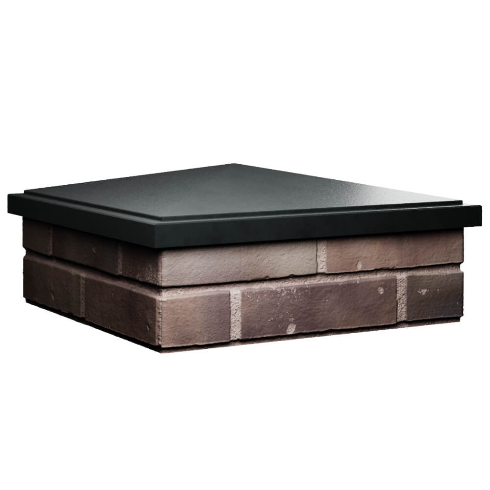 Колпак Zking БонаМоно Черный на столб 2х2 кирпича (515х515, 530х530мм) в Нижнем Новгороде фото