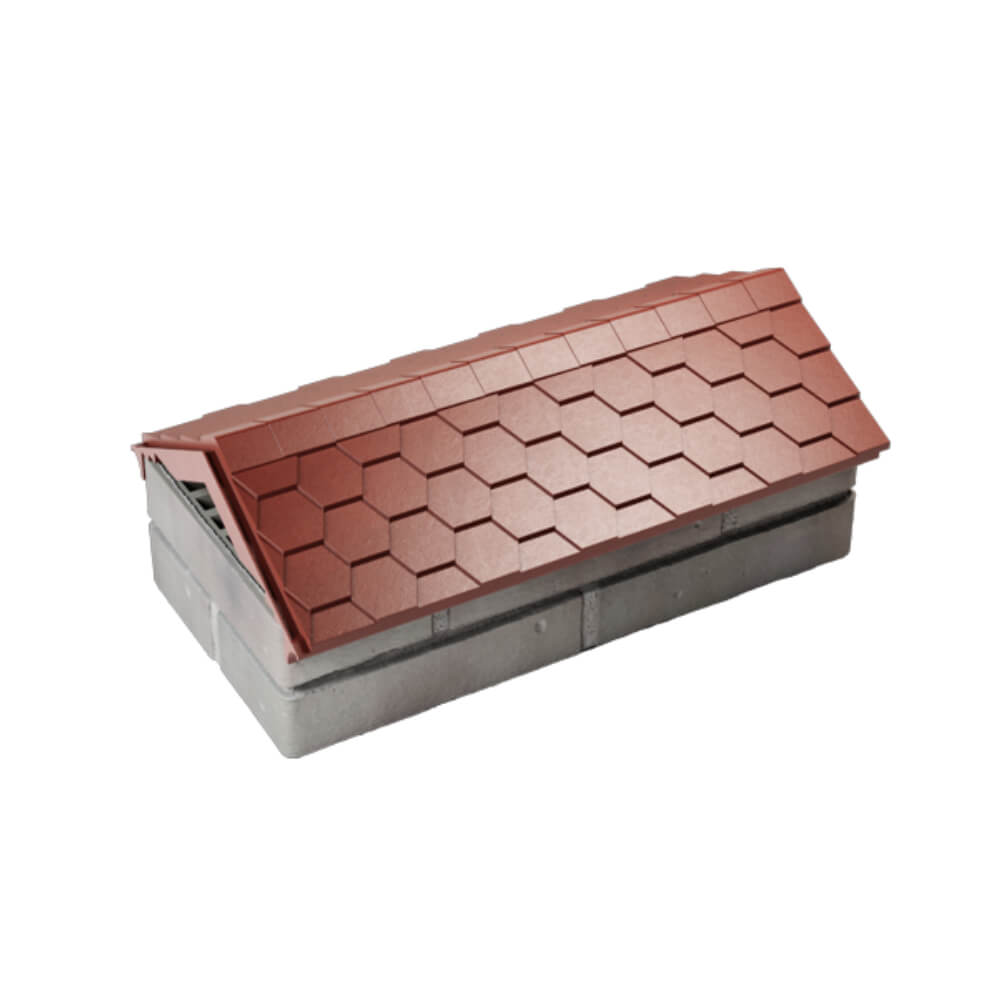 Парапет Zking Эверест Красный с посадкой на 1 кирпич (200/225/255мм) в Нижнем Новгороде фото