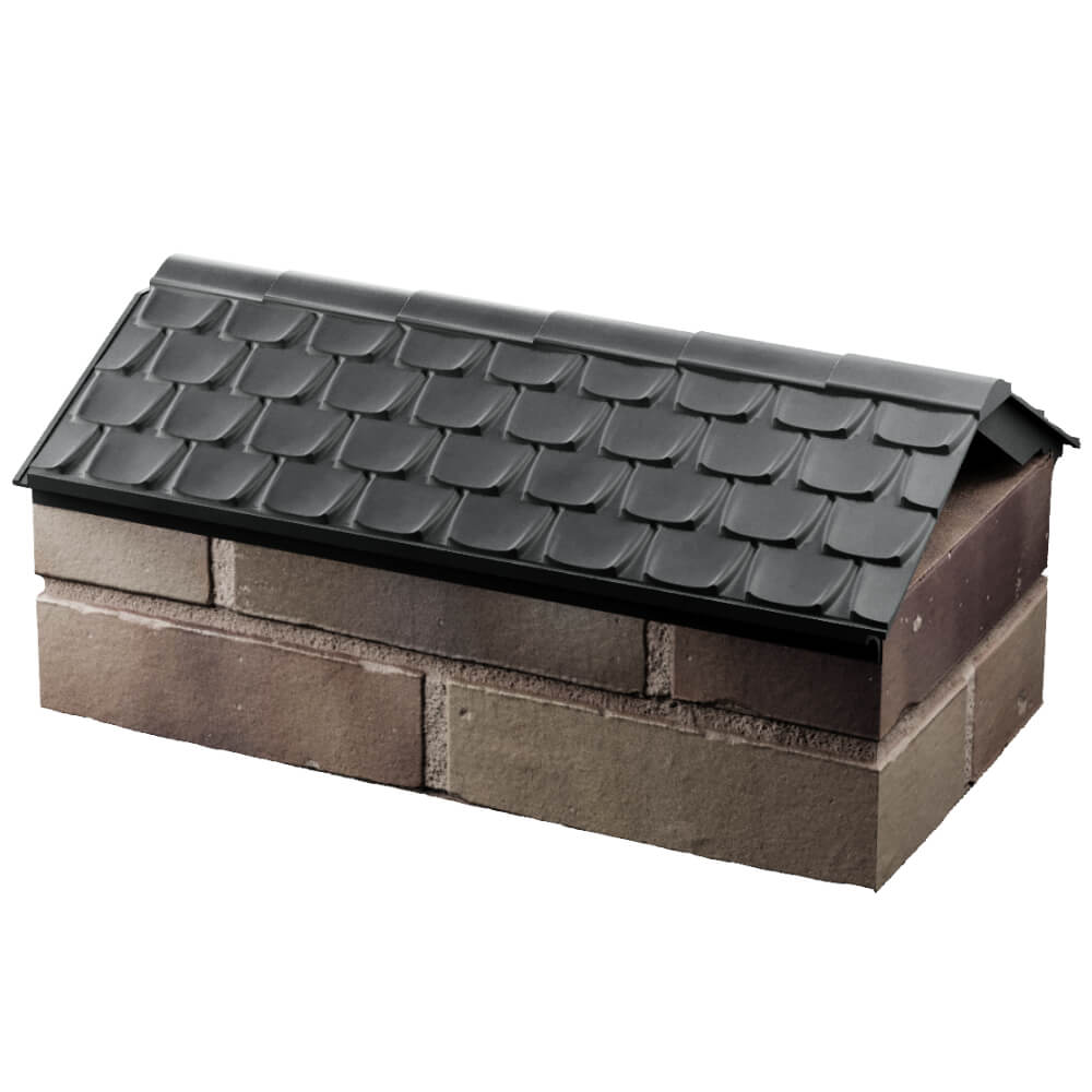 Парапет Zking Эльбрус Серый с посадкой на 1 кирпич (255мм) в Нижнем Новгороде фото