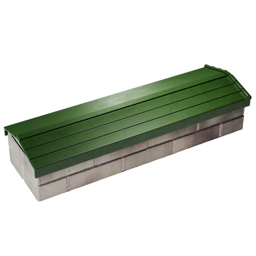 Парапет Zking Бона ХайТек Зеленый посадка на 0.5 кирпича (130мм) в Нижнем Новгороде фото