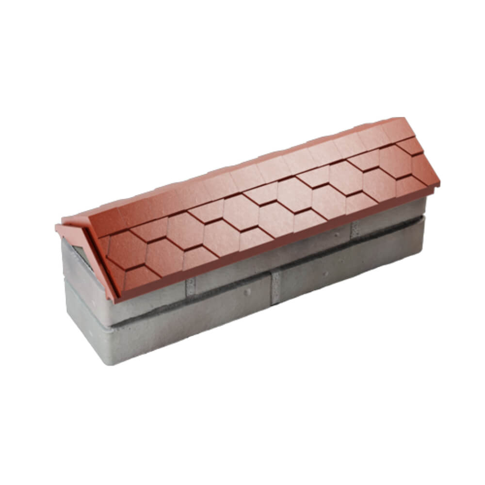 Парапет Zking Эверест Красный с посадкой на 0.5 кирпича (130мм) в Нижнем Новгороде фото