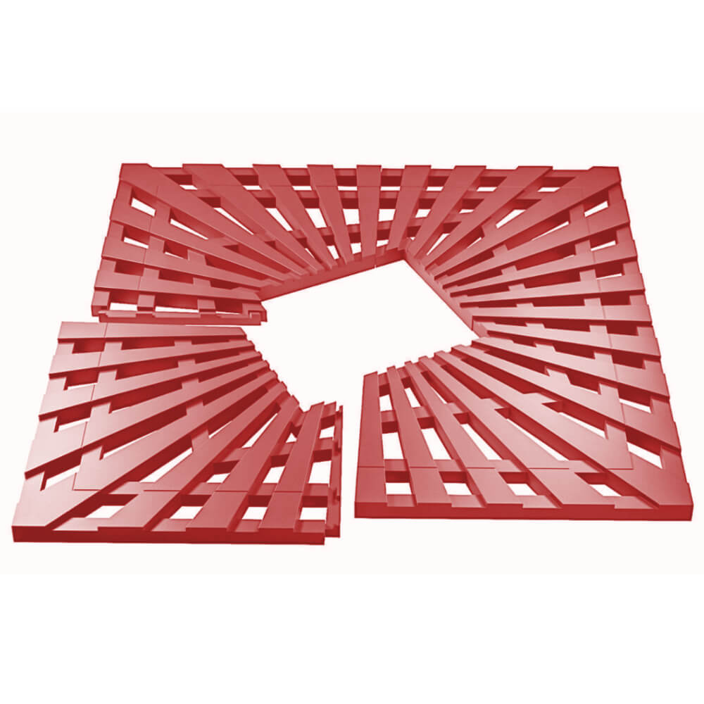 Приствольная решетка для дерева ZKING ATMOSPHERE 1.2х1.2м Красная в Нижнем Новгороде фото