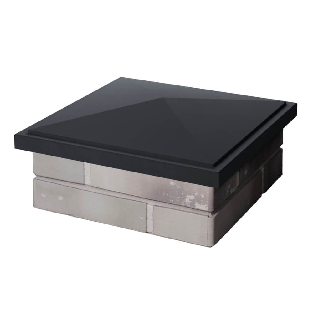 Колпак Zking БонаМоно Серый на столб 1.5х1.5 кирпича (385х385, 400х400мм) в Нижнем Новгороде фото