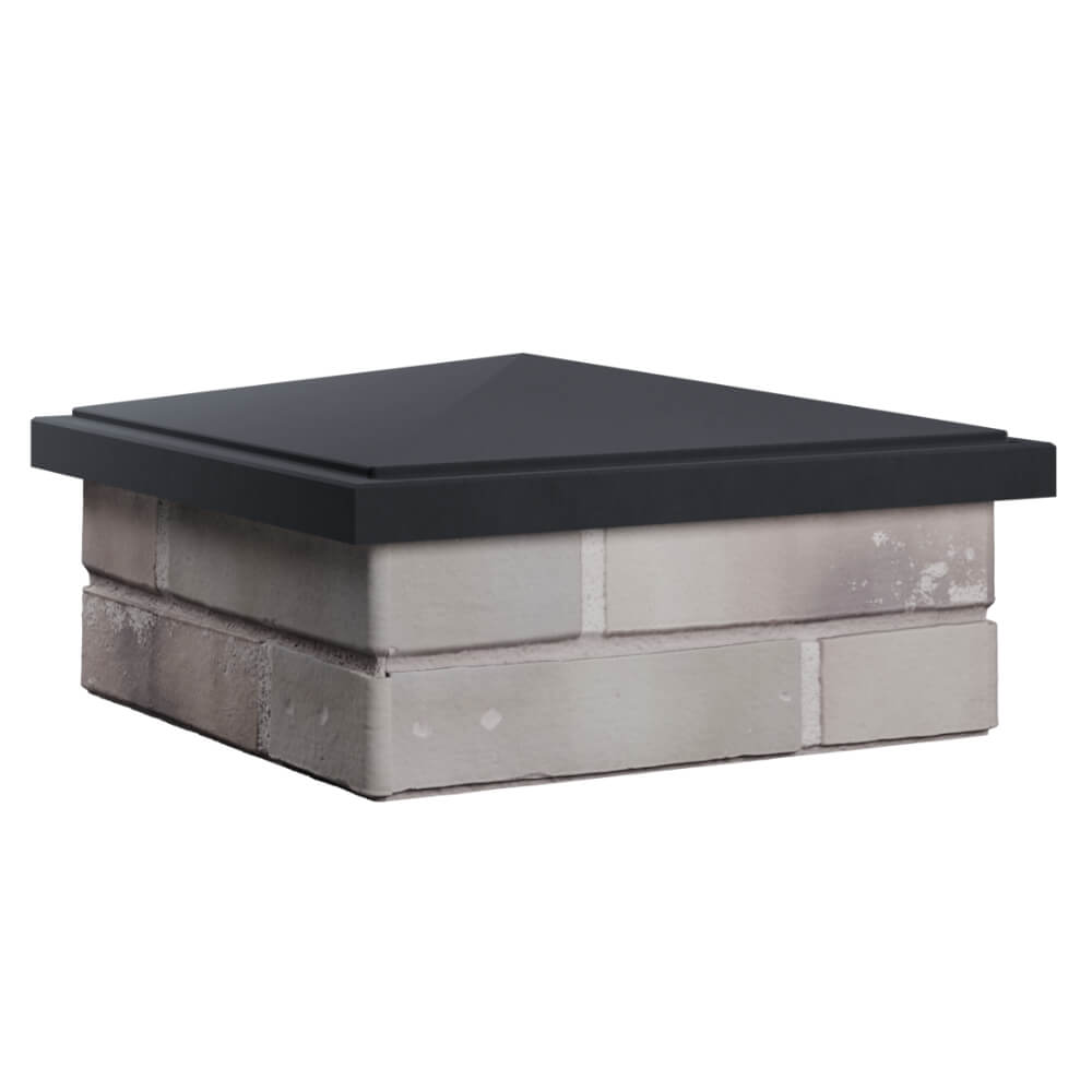 Колпак Zking БонаМоно Серый на столб 1.5х1.5 кирпича (385х385, 400х400мм) в Нижнем Новгороде фото