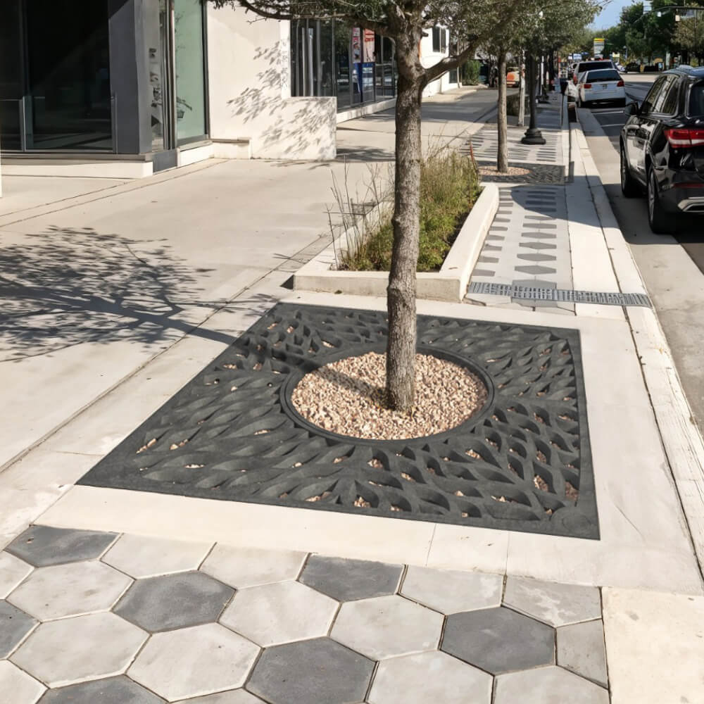 Приствольная решетка для дерева ZKING CRUST 2х2м Черная в Нижнем Новгороде фото