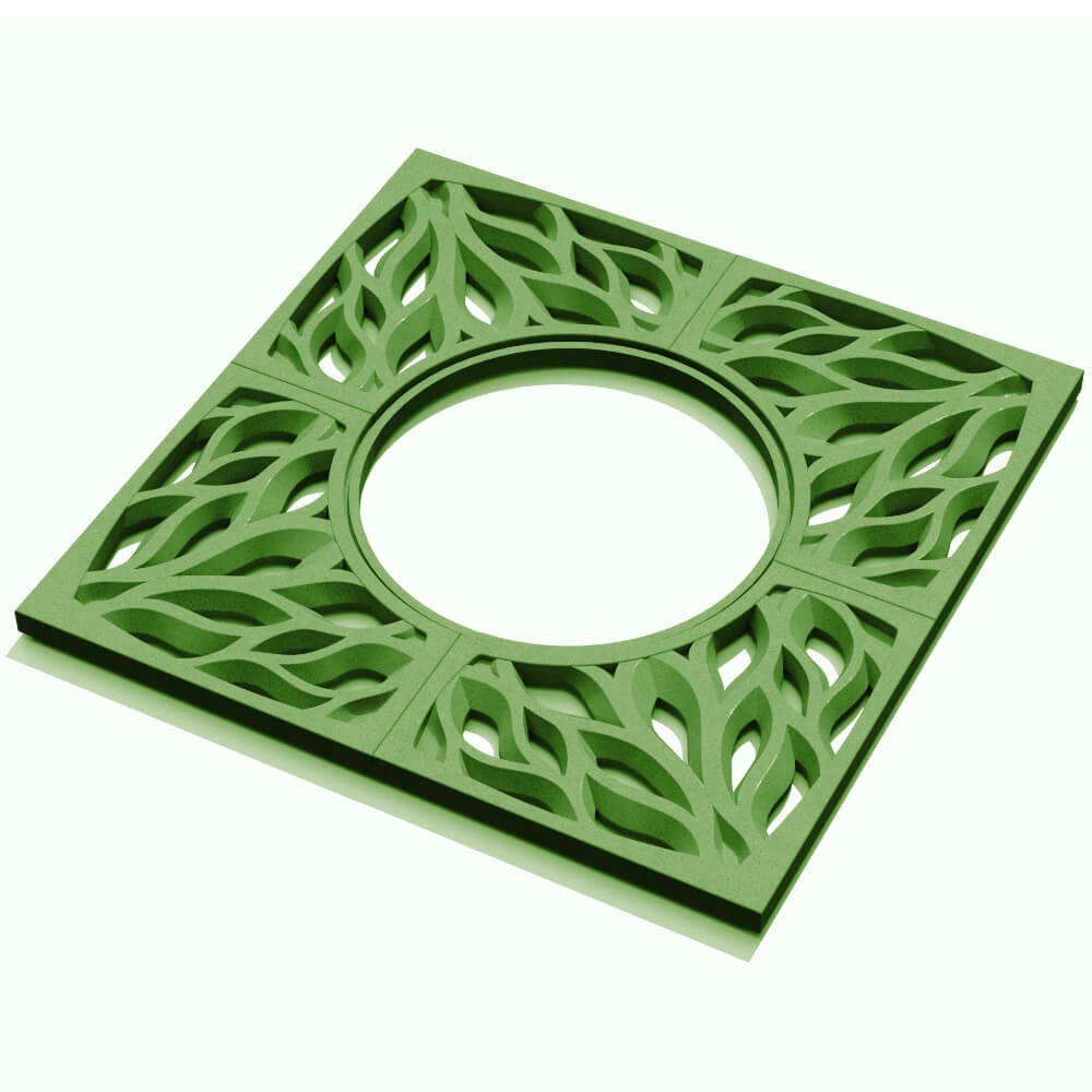 Приствольная решетка для дерева ZKING CRUST 1.2х1.2м Зеленая в Нижнем Новгороде фото