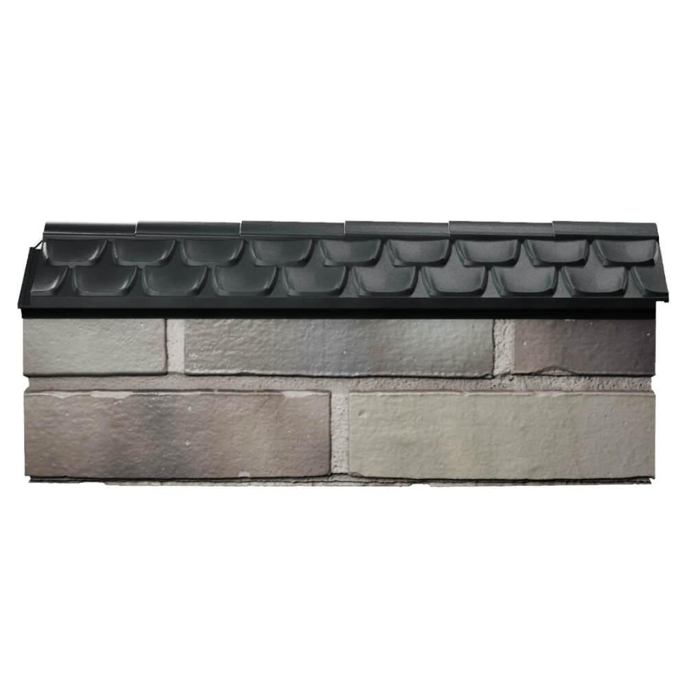 Парапет Zking Эльбрус Черный с посадкой на 0.5 кирпича (130мм) в Нижнем Новгороде фото
