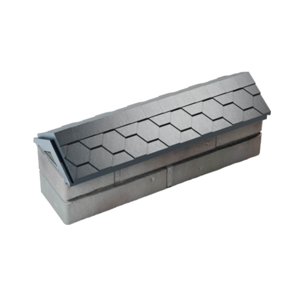 Парапет Zking Эверест Серый с посадкой на 0.5 кирпича (130мм) в Нижнем Новгороде фото